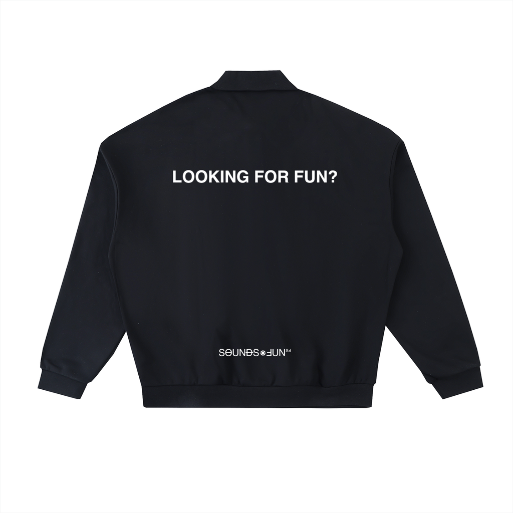 Sounds Fun Heavyweight Fleece Polo Sweatshirt